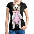 thumbnail image 1 of ORUYROP Pet Dog Carrier Backpack Adjustable Dog Front Carrier, Legs Out Easy-Fit Dog Travel Backpack Carrier for Hiking Camping for Small Medium Dogs Cats and Rabbits (Medium, Pink), 1 of 6