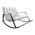 thumbnail image 1 of GROWTH TANK Double Rocking Chair with Backrest Reclining Chair for Living Room Apartment Gray, 1 of 9