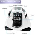 thumbnail image 4 of YOPTOP UV LED Nail Lamp  280W UV Light for Nails  UV Lamp for Gel Nails  UV Nail Dryer LED Light for Gel Polish with 4 Timer Setting  Professional Nail Art Tools with Automatic Sensor, 4 of 9