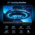 thumbnail image 2 of KOORUI 27" 1920 x 1080 200 Hz IPS Gaming Monitor FreeSync Premium (AMD Adaptive Sync) 89% DCI-P3 G2711P, 2 of 6