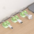 thumbnail image 4 of Usb Charging Cable 6 Desktop Data Cable Sorting and Fixed Equipment Equipment Cable Clamp Charging Wire Mouse Cable Clamp Cable Buckle Charging Cable Organizer, 4 of 6