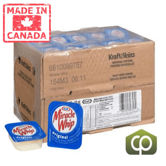Kraft Dressing Mayonnaise Miracle Whip Portion 0.63 oz (0.04 lbs)