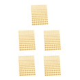 thumbnail image 2 of Wweixi Eye Face Gems Rhinestone Stickers Beads No Glue Eyebrow Rainbow Makeup Jewelry Accessory DIY Decorations Wedding Yellow 5Set, 2 of 6