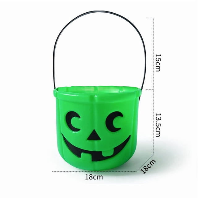 Chmadoxn Halloween Pumpkin Bucket 1Pc Small Plastic Pumpkin Bucket For Kids Pumpkin Bucket Pumpkin Pail Halloween Candy Bucket Halloween Pumpkin Basket Pumpkin Basket