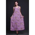 thumbnail image 3 of Bimba Robe Longue Maxi Imprimée en Rayonne pour Femmes à Bretelles Spaghetti Ajustables Boho-Xxx-Grand, 3 of 4