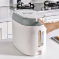 thumbnail image 1 of LSLJS Airtight Rice Dispenser,Cover Rice Bucket for Cereal Grain Flour Rice Beans Pet Food CountertopLarge Rice Storage Container with Lid,Proof Household Cereal, Rice Storage, 1 of 8