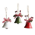 thumbnail image 2 of Boovnll Christmas Bells Xmas Tree Hanging Decor Metal Christmas Bells for Decoration for Holiday Xmas Tree Window Party Decor, Christmas Decorations (3Pcs), 2 of 3