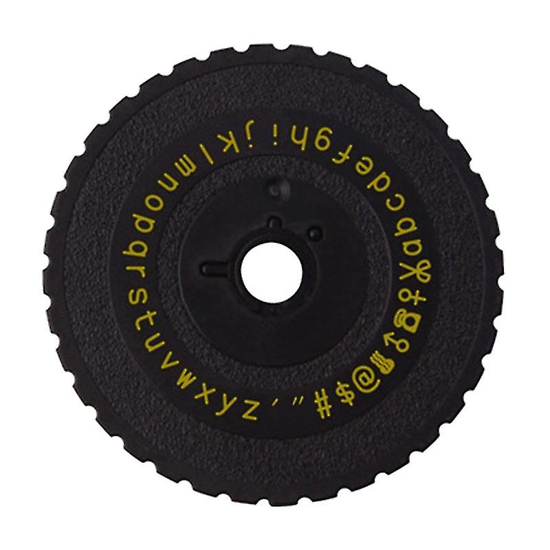 Motex E101 Roue d'Imprimante Gaufrée et de Fabrication d'Étiquettes pour Machine à Écrire Manuelle 3d de 9 mm