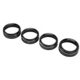 thumbnail image 4 of Center Console Knob Trim, AC Switch Ring Rustproof Dustproof Aluminium Alloy Protective Anti Scratch Fashion  For Car Black, 4 of 8