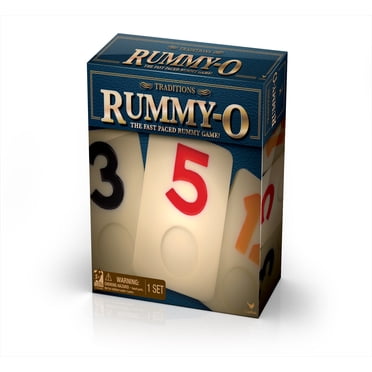 Traditions Rummy-O Fast-Paced Board Game