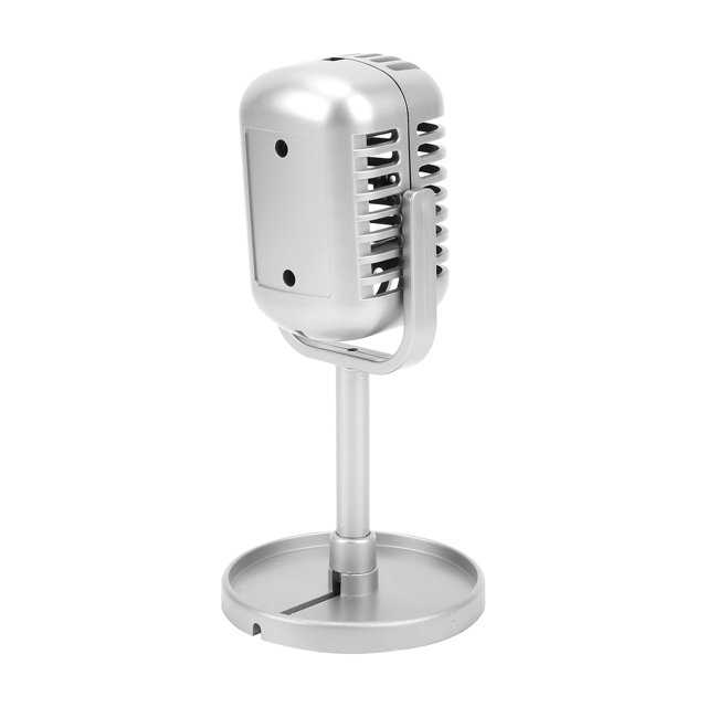 Classic Prop Microphone withDesign for Dance Shows, Practice, and Filming