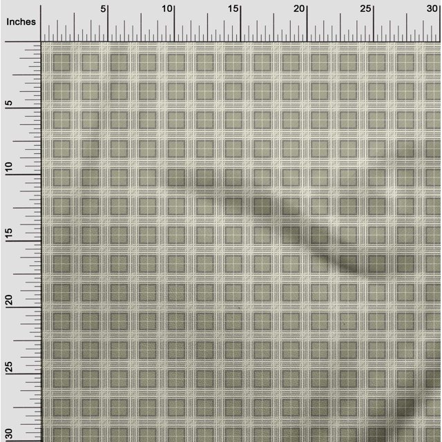 oneOone Viscose Jersey Fabric Tartan Check Printed Craft Fabric BTY 60 Inch Wide