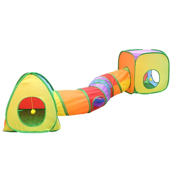 Suncoda Cat Tunnel , Jouet pour Chat Tunnel de Pluie/ensemble de Seau de Forage Interactif/chaton Pliable + Tentes +1 Tunnel