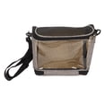 thumbnail image 2 of Bird  Backpack Carrier, Bird Carrier Bag Lightweight Rattan Weaving Craft  For Travel For Small  For Mini Scarlet Macaw For Walking For Small Lizard Grey,Blue, 2 of 8