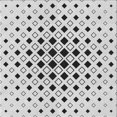 thumbnail image 1 of Ahgly Tapis d'Intérieur Lavable en Machine Carré Gris Transitionnel, 5 Pieds Carré, 1 of 7