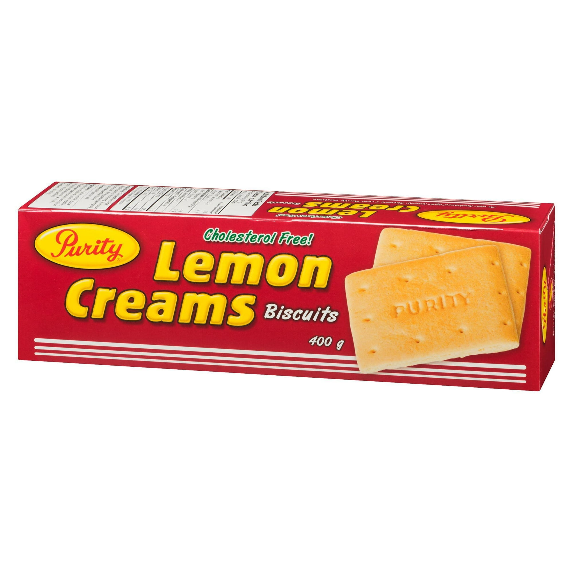 Biscuits Purity à la crème de citron