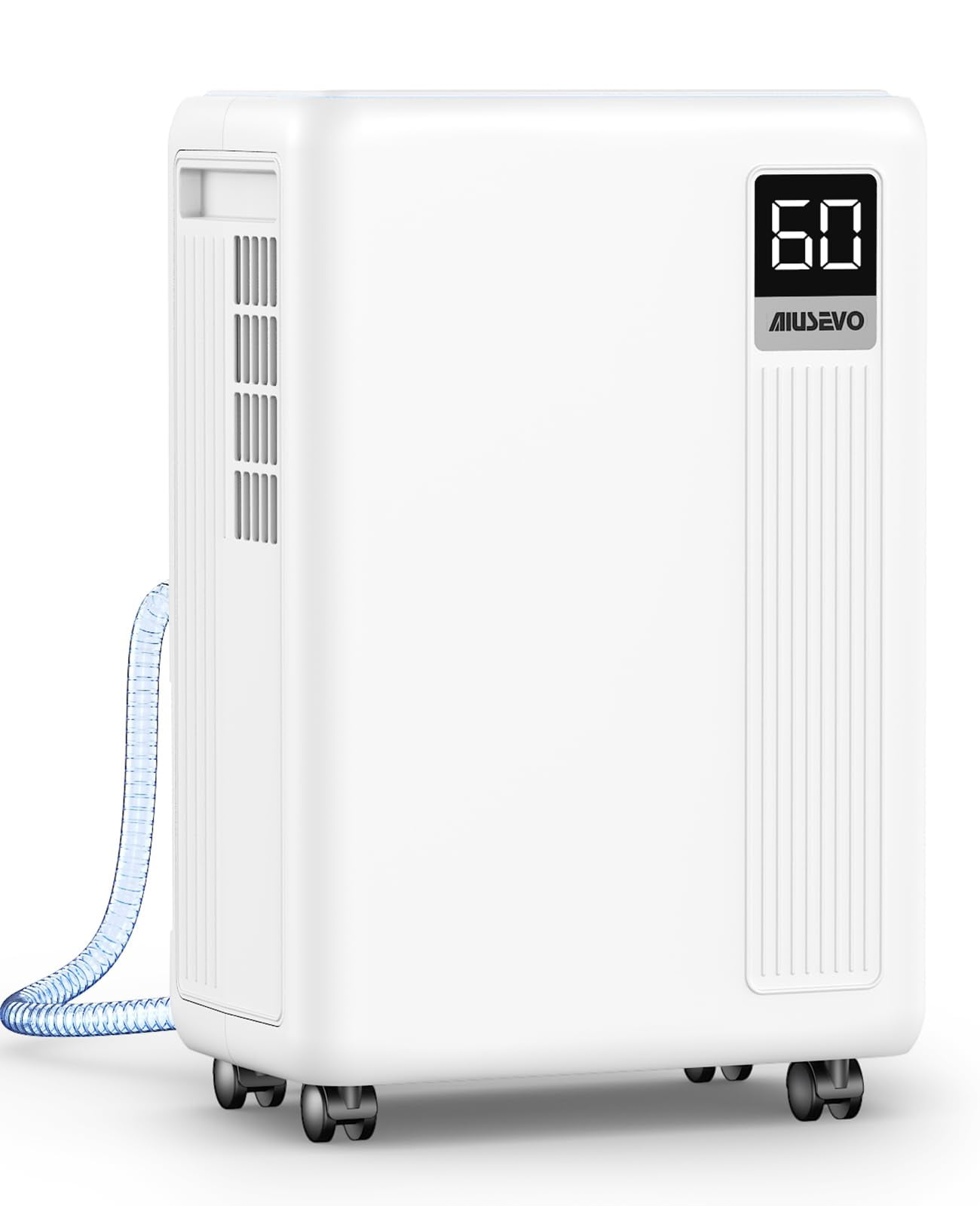 Aiusevo Aiusevo 30 Pint Dehumidifier for Basement 2000 Sq. Ft Dehumidifiers for Home with Drain Hose 3 Modes Smart Humidity Control 24H Timer 0.52 Gal Water Tank for Bedroom Bathroom RV
