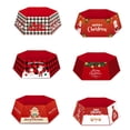 thumbnail image 5 of FAROOT Christmas Tree Skirt Santa Claus Letter Print Decorative Apron, 5 of 5
