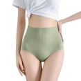 thumbnail image 1 of Women's High Waisted Abdominal And Small Belly Constricting Powerful Hip Lifting And Seamless Large Sized Briefs, 1 of 6