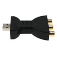 thumbnail image 1 of Miulika USB Male To 3 RCA Female Audio Video Adapter AV Converter Cable Cord TV, 1 of 8