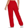 thumbnail image 4 of Timegard Womens Sweatpants Jogger Pants Elastic Waist Solid Color Trousers with Pockets Workout Pants, 4 of 6