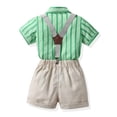 thumbnail image 3 of Ensemble de Vêtements pour Garçon, Chemise Habillée Formelle avec Bretelles, Tenue de Pâques pour Enfants, Vêtements pour Garçon de 1 An, 4-5 Ans, 3 of 3