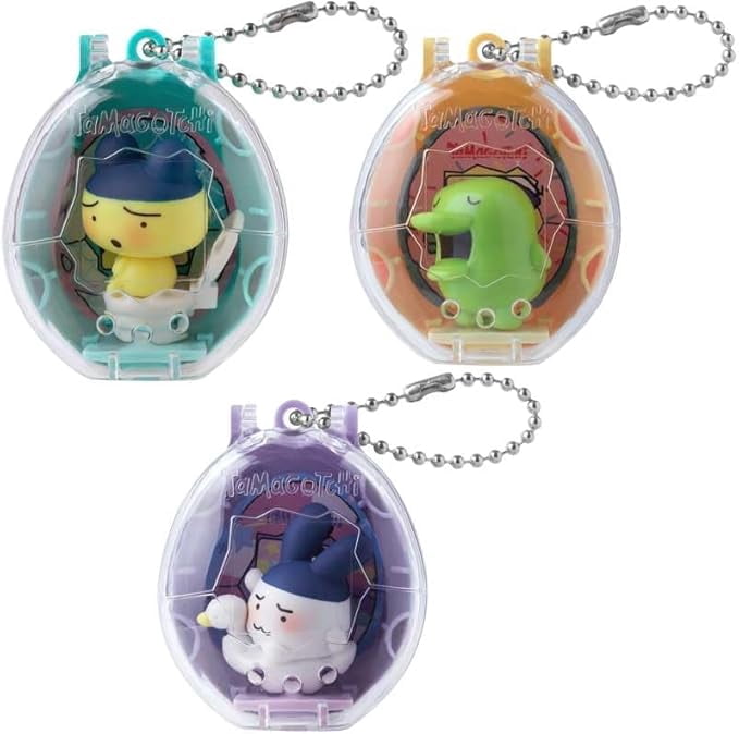 Tamagotchi Collectibles and Case by Bandai Toys