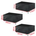 thumbnail image 3 of Housse de Table de Piscine 7/8/9 Pi pour Meubles, Housse de Pluie UV Argentée pour Table de Piscine, Housse Imperméable pour Table de Piscine, Table de Snooker, 3 of 5