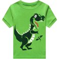 thumbnail image 3 of Little Hand Pyjama Garçon 100 % Coton Été Manches Courtes Ensemble de Pyjamas Dinosaure 6T, 3 of 8
