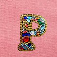 thumbnail image 3 of Christmas Letters Keychain 26 Letters Rhinestone Pendant, 3 of 8