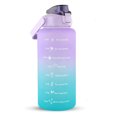thumbnail image 1 of 64 OZ/Half Gallon Water Bottle Jug, Motivational Time Marker Straw, 1 of 7