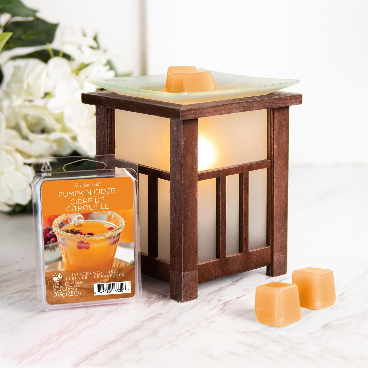 Cubes de cire parfumée ScentSationals - Cidre à la citrouille