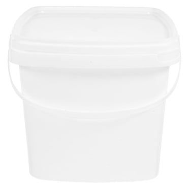 SHISUYAN Seau d'Eau Réutilisable Seau Polyvalent avec Couvercle Contenant de Stockage d'Eau pour la Maison (2 L)