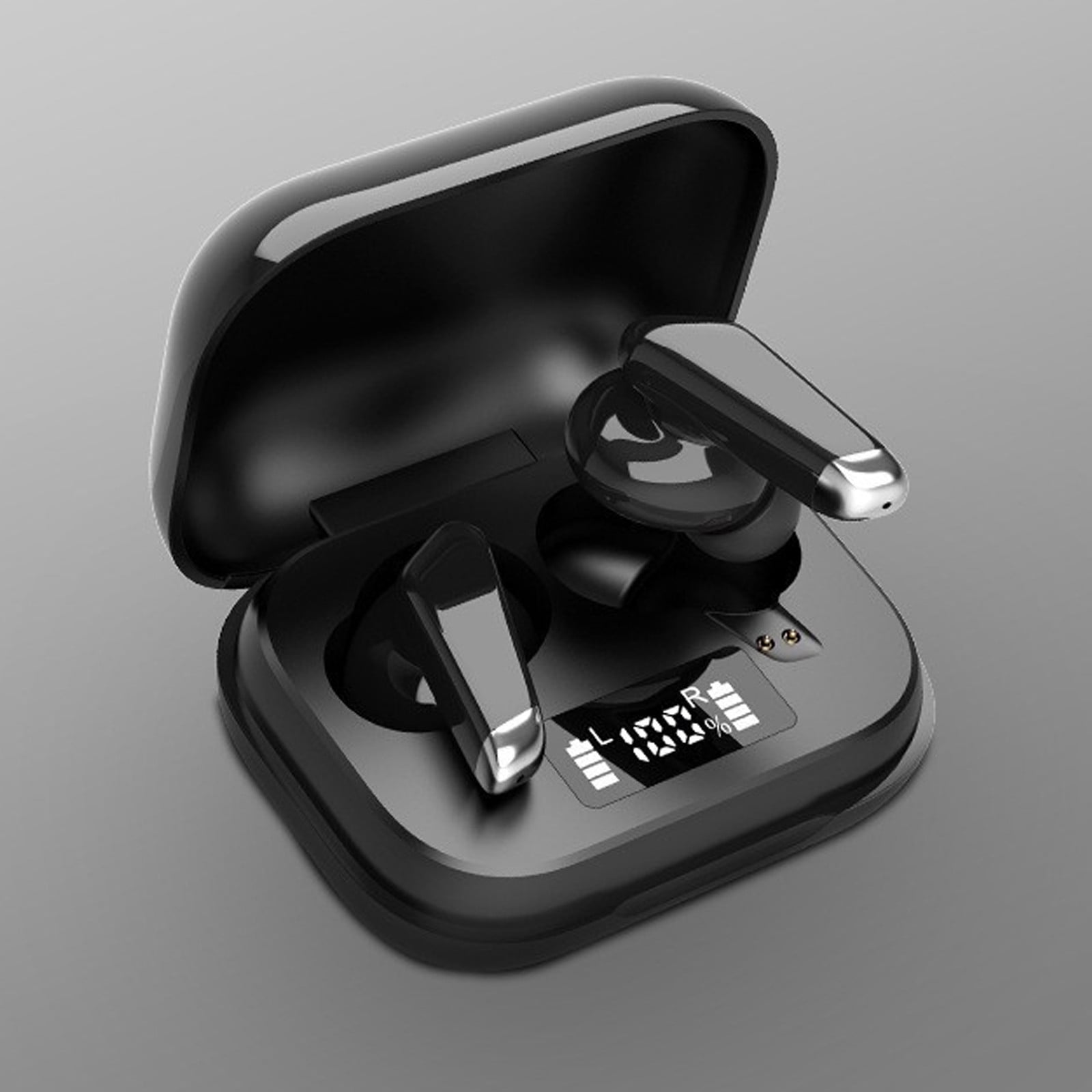 Birdeem Speakers Bluetooth Wireless, Wireless Bluetooth Headphones Sound Quality Wireless Charging Case Digital Led Intelligence Display,Earphones Built-In Mic Headset for Sport