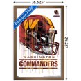 thumbnail image 2 of NFL Washington Commanders - Drip Helmet 22 Wall Poster, 14.725" x 22.375" Framed, 2 of 4