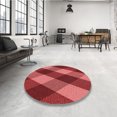 thumbnail image 4 of Ahgly Company Tapis d'Intérieur Rectangulaires Transitionnels Rouges Lavables à la Machine, 4 Pieds x 6 Pieds, 4 of 7