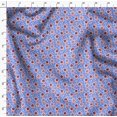 thumbnail image 4 of Soimoi Poly Georgette Fabric Dot & Floral Artistic Print Sewing Fabric Yard 52 Inch Wide, 4 of 5
