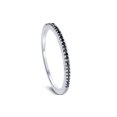 thumbnail image 2 of 1/6ct Treated Black Diamond Stackable Wedding Ring 10k White Gold, 2 of 3