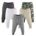 thumbnail image 1 of The Peanutshell Ensemble de Pantalons pour Bébé Garçon, Lot de 5, Camouflage et Dino, 1 of 5