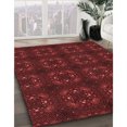 thumbnail image 3 of Ahgly Company Tapis Rectangulaire Lavable en Machine Intérieur Transitionnel Rouge Bordeaux, 8 Pieds x 12 Pieds, 3 of 7