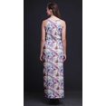 thumbnail image 4 of Bimba Robe Longue de Soirée à Col Rond Imprimée avec Fentes Latérales pour Femmes - Très Grande Taille, 4 of 6
