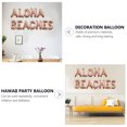 thumbnail image 4 of 1 Set Hawaii Party Balloon Premium Party Balloon Durable Letter Balloon, 4 of 8