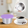thumbnail image 3 of Reusable Stainless Steel Coffee Capsule for  Coffee Maker, Durable and Easy to  with Food Grade Silicone Lid, High Filtering Accuracy, Suitable for Home or Office, 3 of 7