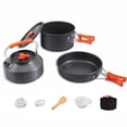 thumbnail image 1 of Bgsha Ensemble de Cuisson de Camping 2-3 Personnes Batterie de Cuisine Casseroles et Poêles pour la Randonnée, 1 of 7