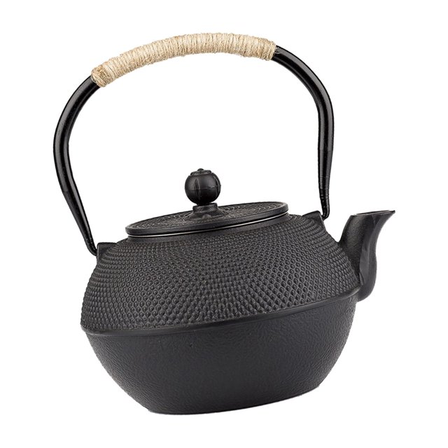 GROWTH TANK Cast Iron Teapot Tea Kettle Crafts Sturdy for Boiling Water Making Tea 800ml