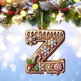thumbnail image 1 of Rwnbm 26 Letters Christmas Tree Decoration Pendant Christmas Tree Ornaments Personalized DIY Christmas Ornaments Christmas Decoration Xmas Tree Hanging Decor Feature, 1 of 4