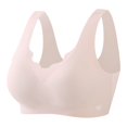 thumbnail image 3 of Women's Thin Seamless Vest Soft Support Bra - Wireless, Breathable, for Large Chest, with Size Chart, 3 of 3