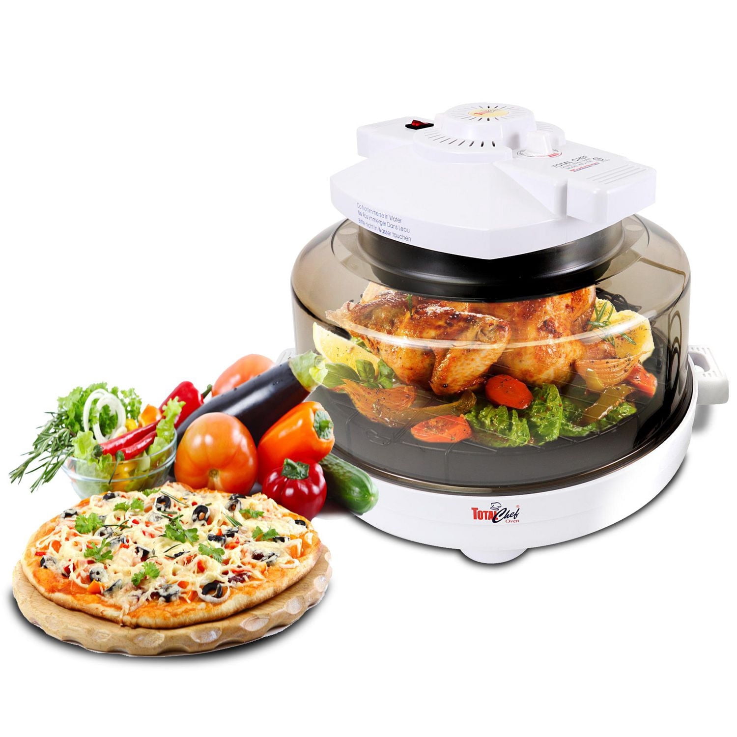 Total Chef 1300-Watt Infrared Oven by Koolatron, Fast & Energy-Efficient Cooking for Healthy Meals