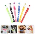 thumbnail image 1 of IFANLANDOR 6Pcs Adjustable Puppy Collar with Bell Assorted Color Lightweight Pet Collar for Daily Wear, 1 of 8