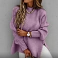 thumbnail image 1 of Jienlioq Cardigans pour Femmes Mode Femmes Couleur Unie Manches Longues Chandail Décontracté Hauts, 1 of 5
